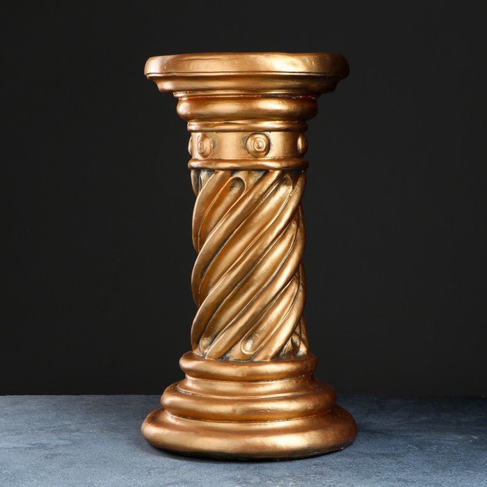 Колонна «Кручёная» бронза, 54 см