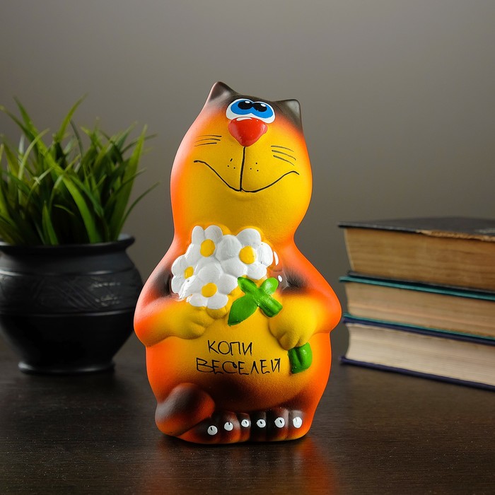 Копилка "Котик Мартовский" 21см