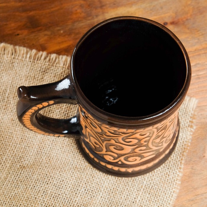 Сувенирная кружка "Охота 1" 0,5л/13,5см