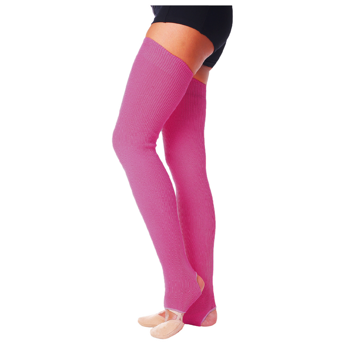 Гетры для танцев №5, без носка и пятки, L= 70 см, цвет фуксия