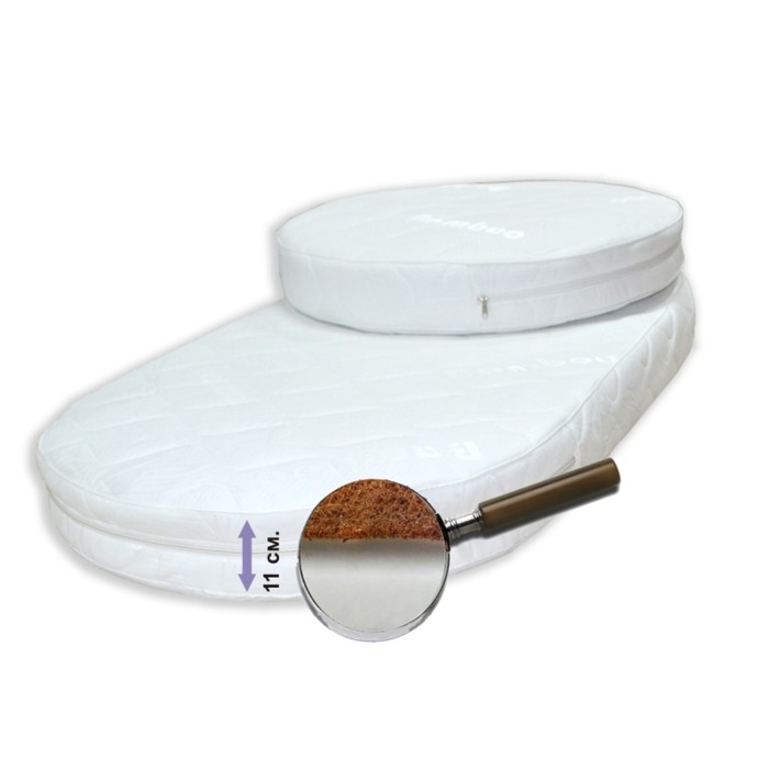 Комплект матрасов "Дивный сон", размер 75х75 см, 75х125 см, высота 12 см, жаккард