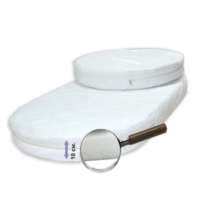 Комплект матрасов "Яркий сон", размер 73х73 см, 73х123 см, высота 10 см, жаккард