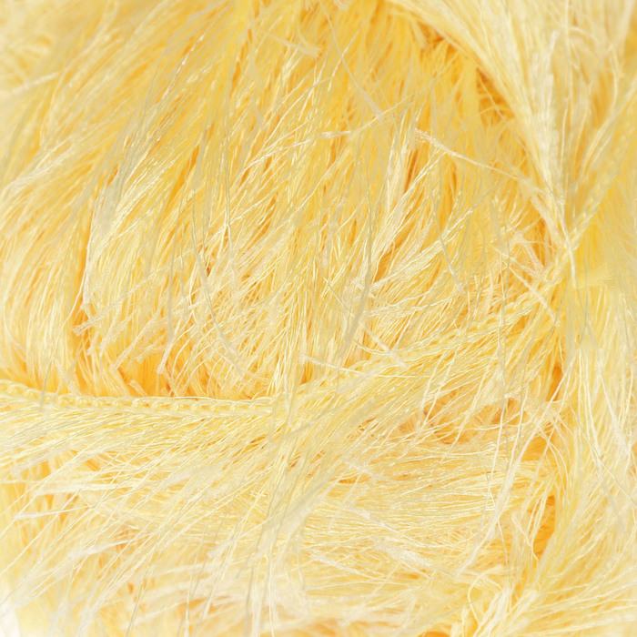 Пряжа "Decofur" 100% полиэстер 110м/100гр (187 лимонный)