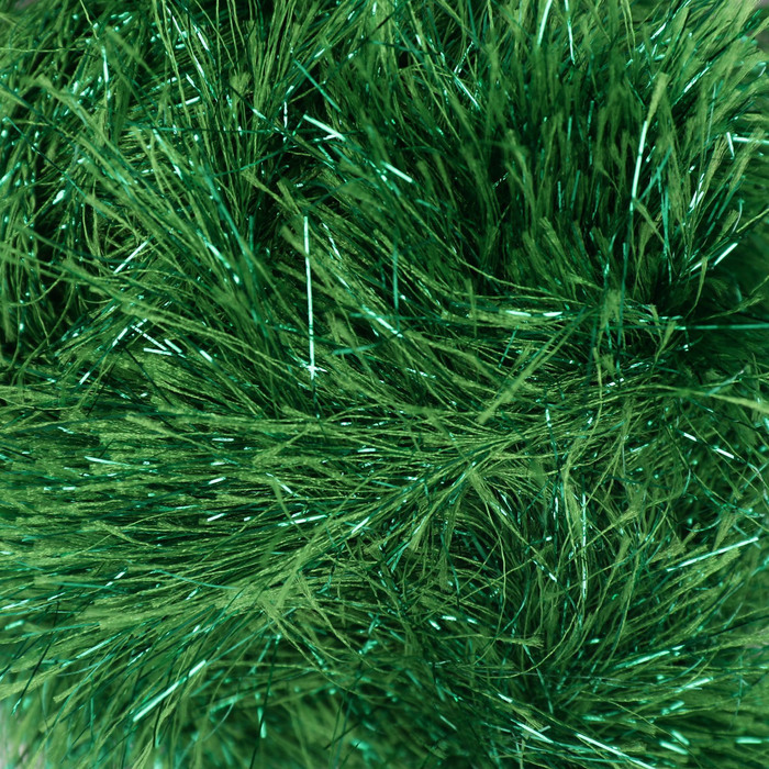 Пряжа "Decofur sim" 80%полиэстер, 20%металлик 100м/100гр (595-01 зел. трава)