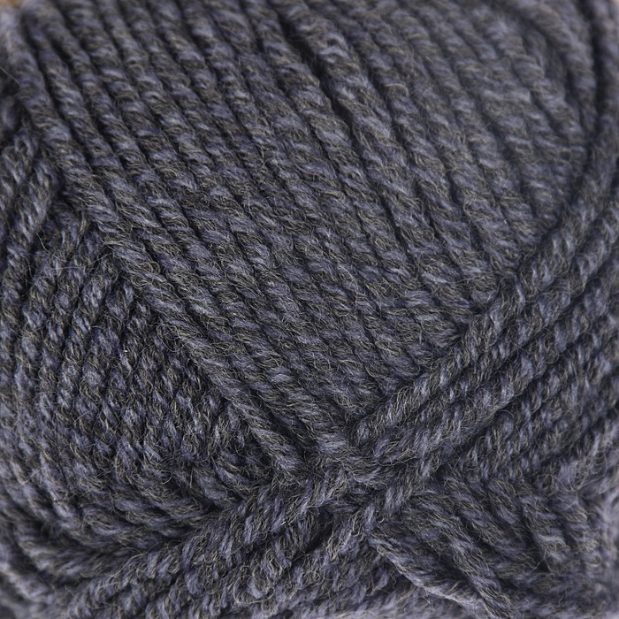 Пряжа "Lanagold" 51% акрил, 49% шерсть 240м/100гр (902 дуэт серый)