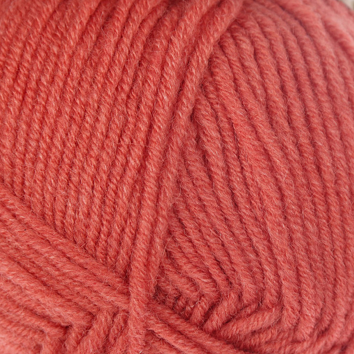 Пряжа "Lanagold" 51% акрил, 49% шерсть 240м/100гр (154 коралл.)