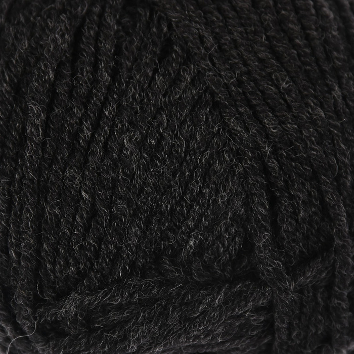 Пряжа "Lanagold" 51% акрил, 49% шерсть 240м/100гр (151 т.серый мел.)