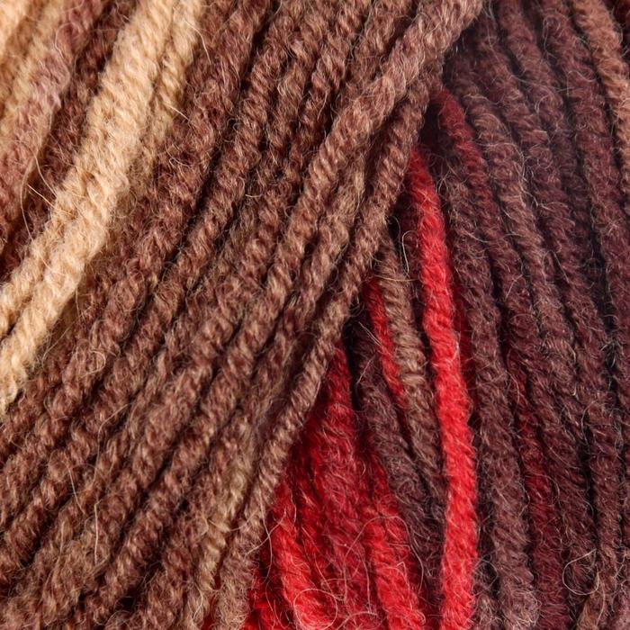 Пряжа "Lanagold batik" 51% акрил, 49% шерсть 240м/100гр (4574)