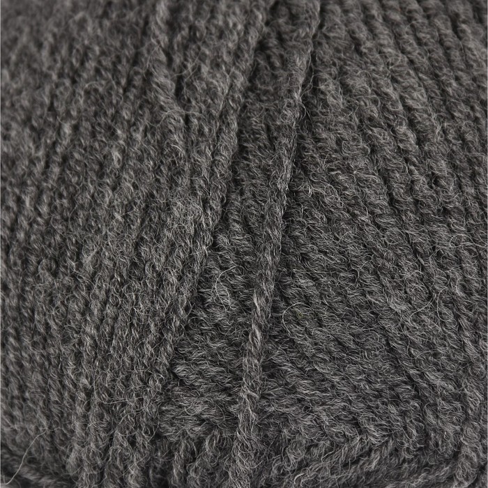 Пряжа "Lanagold fine" 49% шерсть, 51% акрил 390м/100гр (182 средне-серый)