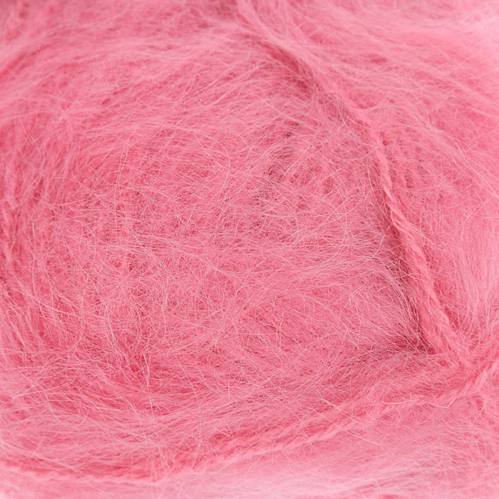 Пряжа "Mohair classic NEW" 25% мохер, 24% шерсть, 51% акрил 200м/100гр (170 т. розов.)