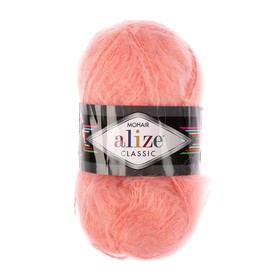 

Пряжа "Mohair classic" 25% мохер, 24% шерсть, 51% акрил 200м/100гр (145 персиковый)
