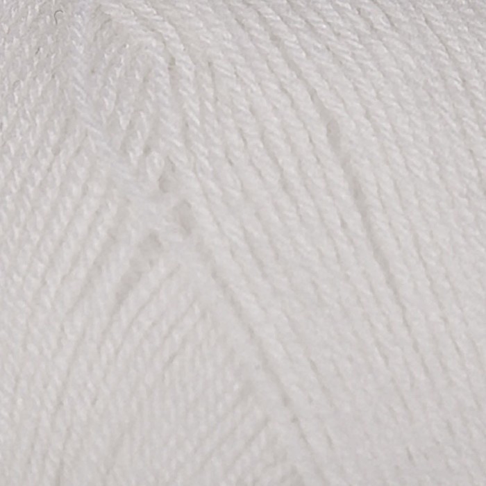 Пряжа "Superlana tig" 25% шерсть, 75% акрил 570м/100гр (55 белый)