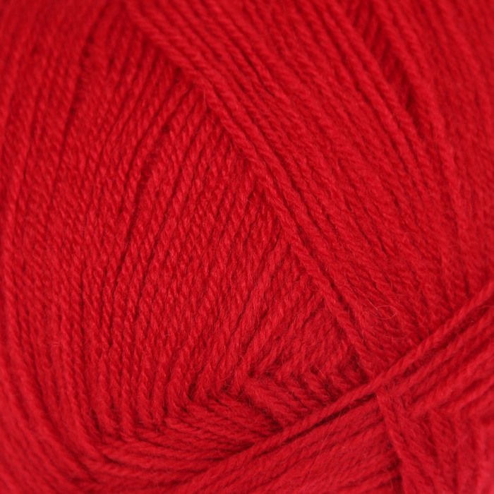 Пряжа "Superlana tig" 25% шерсть, 75% акрил 570м/100гр (56 красный)