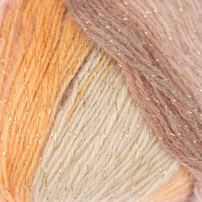 Пряжа "Angora gold simli batik" 20% шерсть, 75% акрил, 5% металлик   500м/100гр (4741)