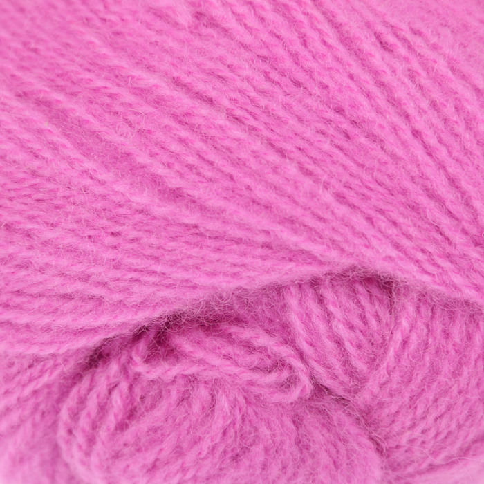 Пряжа "Angora real 40" 60% акрил, 40% шерсть 480м/100гр (157 розов. неон)