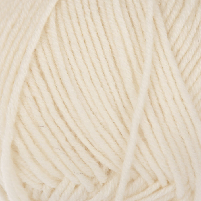 Пряжа "Cashmira" 100% шерсть 300м/100гр (01 кремовый)