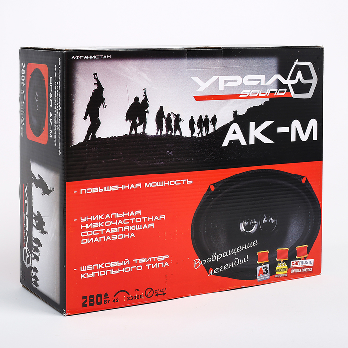 Акустическая система Ural AK-M, 15х23 см, 270 Вт, набор 2 шт.