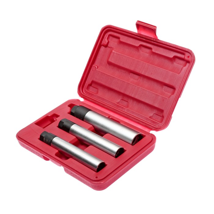 Набор головок свечных JTC-4623, 12-гр., 3/8", фиксированное усилие, 14,16,21мм, 3шт., кейс