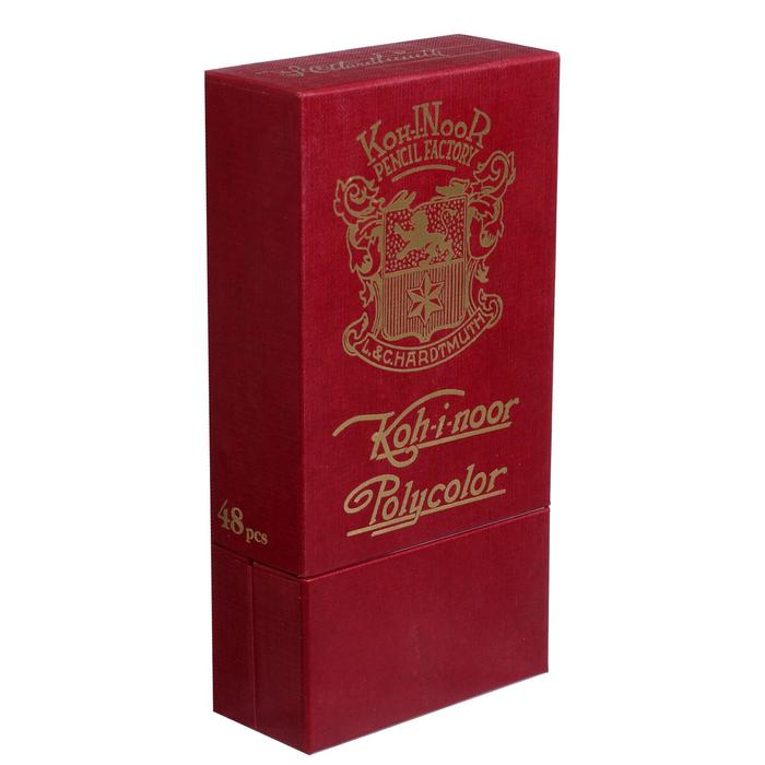 Набор цветных карандашей подарочный 48шт разной твердости K-I-N Polycolor Retro 3826