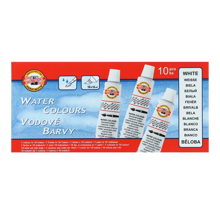 Краска акварельная K-I-N в тубе 16мл, белая 164503