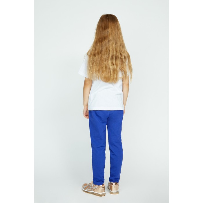 Брюки спортивные для девочки, рост 116 см, цвет синий Fwg-23-1