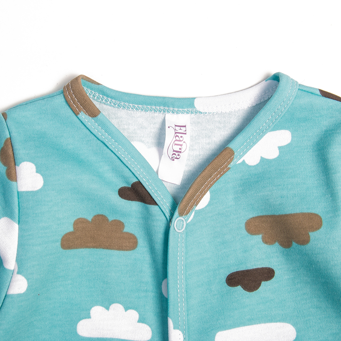 Комбинезон детский, рост 68 см, цвет голубой Bwb-07-2_М