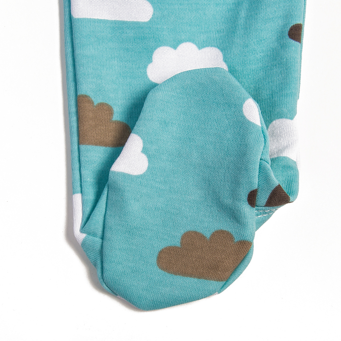 Комбинезон детский, рост 68 см, цвет голубой Bwb-07-2_М