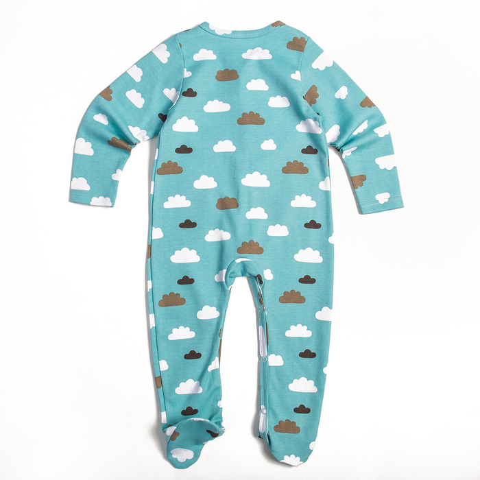 Комбинезон детский, рост 68 см, цвет голубой Bwb-07-2_М