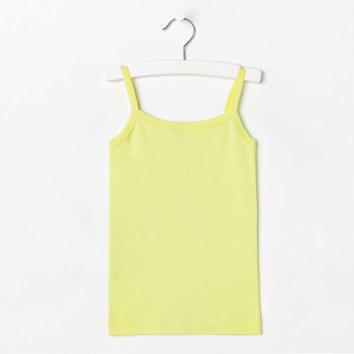 Майка для девочки, рост 92 см, цвет салатовый