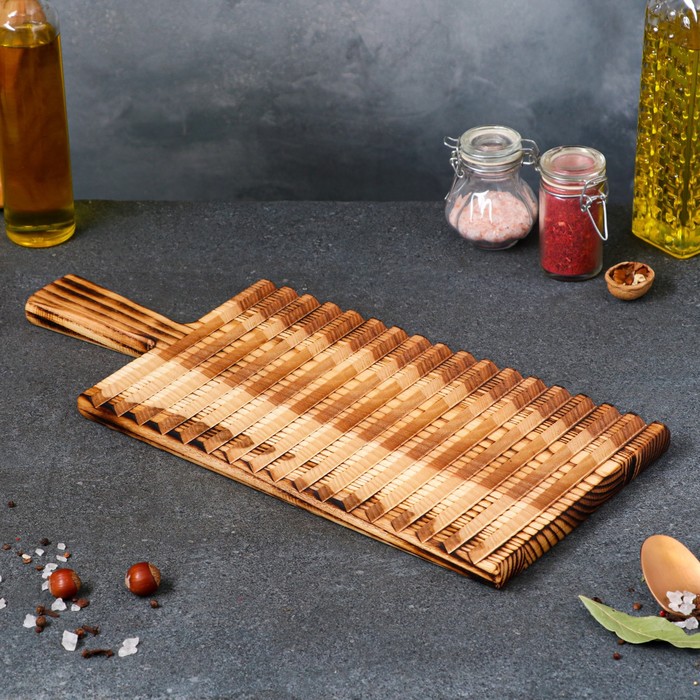 Доска для подачи "Гриль", массив дуба, 45 х 20 см