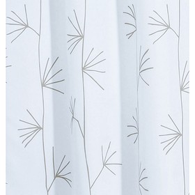 

Штора для ванной комнаты Yucca, цвет белый 180х200 см