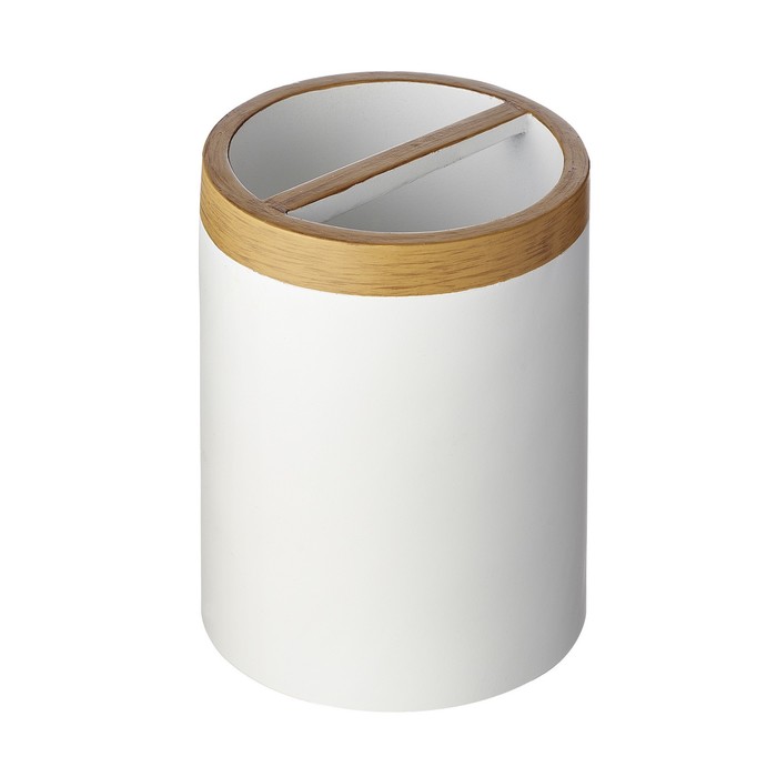 Стаканчик для зубных щеток Ring, цвет белый