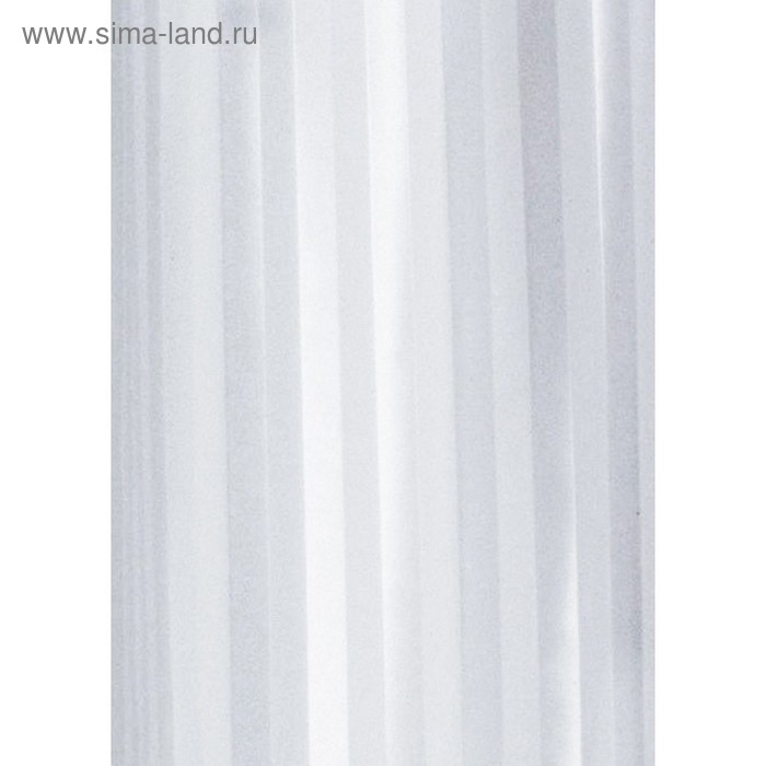 фото Штора для ванной комнаты satin, цвет белый 180х200 см ridder