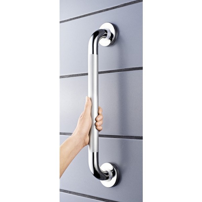 Поручень для ванны с противоскользящей поверхностью хром 60 см