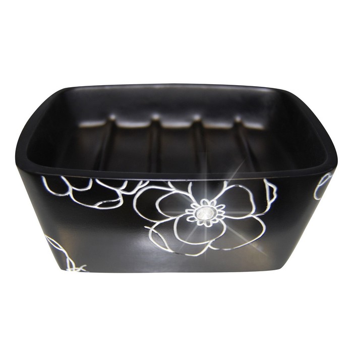 Мыльница Diamond, цвет черный