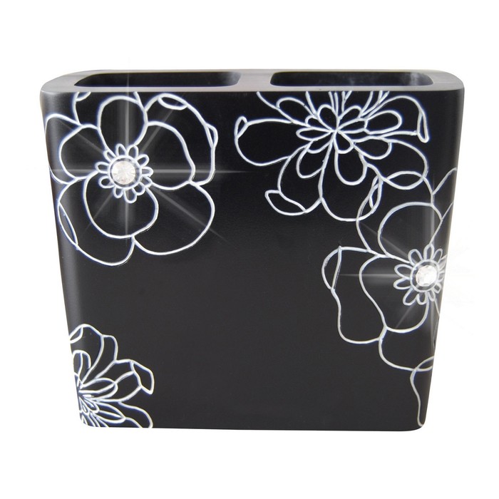 Стаканчик для зубной щетки Diamond, цвет черный