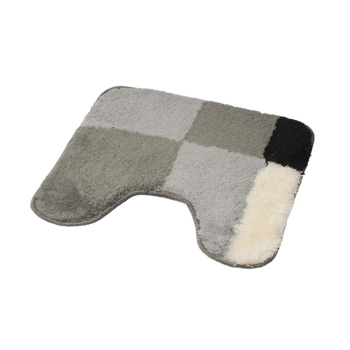 Коврик для ванной комнаты Pisa, цвет серый 50х50 см