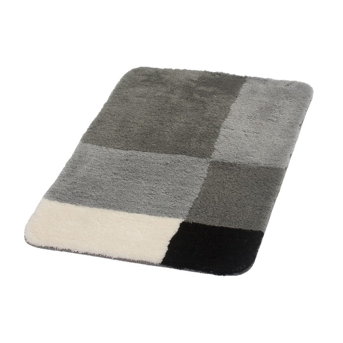 Коврик для ванной комнаты Pisa, цвет серый 70х120 см