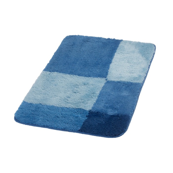 Коврик для ванной комнаты Pisa, цвет синий/голубой 60х90 см