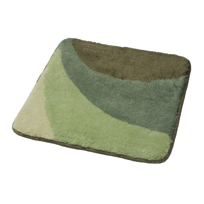 Коврик для ванной комнаты Tokio, цвет зеленый 55х50 см
