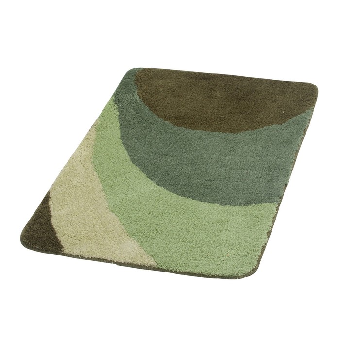 Коврик для ванной комнаты Tokio, цвет зеленый 70х120 см