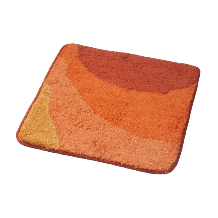 Коврик для ванной комнаты Tokio, цвет оранжевый 55х50 см