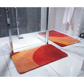 

Коврик для ванной комнаты Tokio, цвет оранжевый 70х120 см