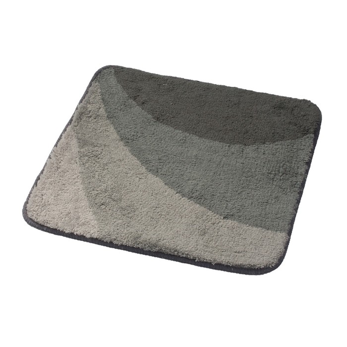 Коврик для ванной комнаты Tokio, цвет серый 55х50 см