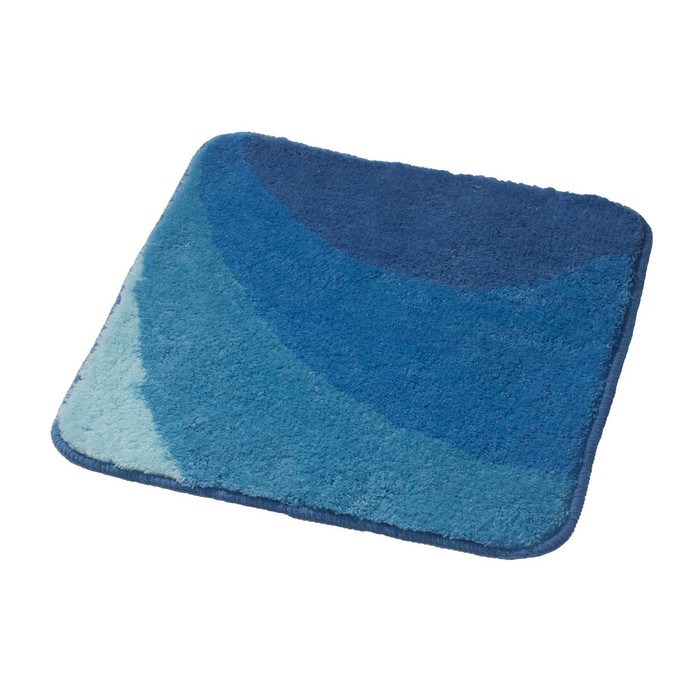 Коврик для ванной комнаты Tokio, цвет синий/голубой 55х50 см