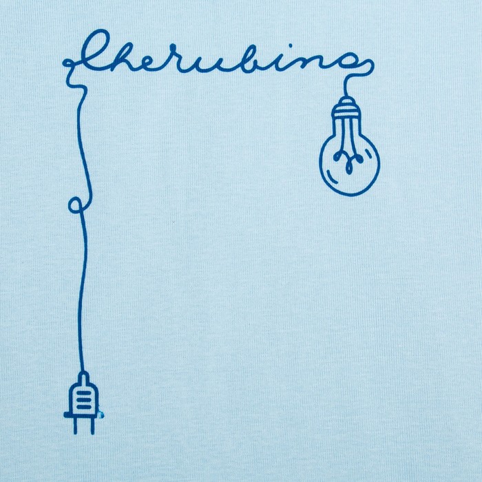 Майка для мальчика, рост 134 см, цвет голубой