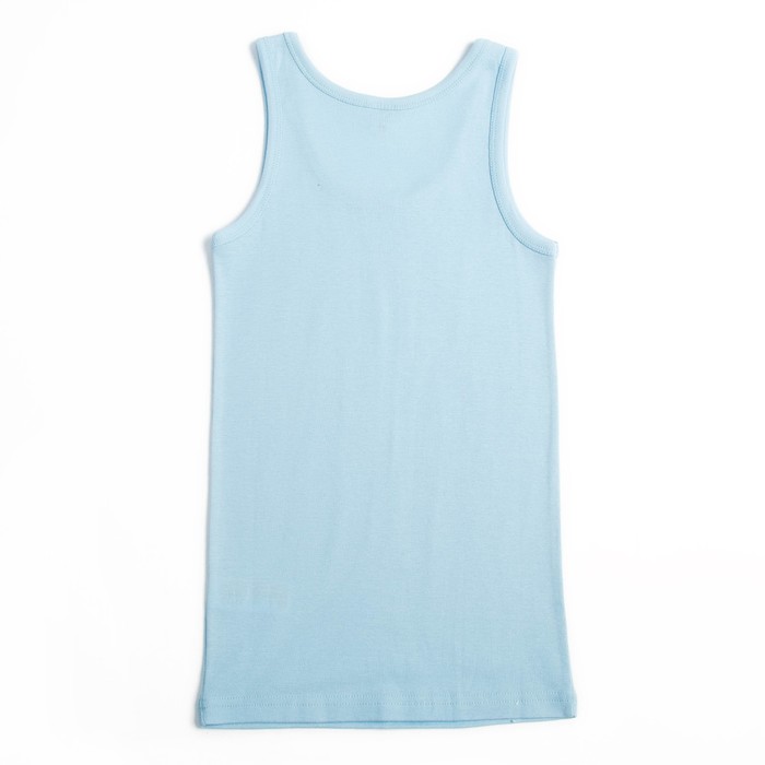 Майка для мальчика, рост 152-158 см, цвет голубой