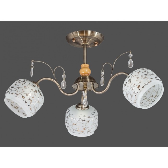 Люстра "Стейси" 3 лампы E27 60Вт бронза