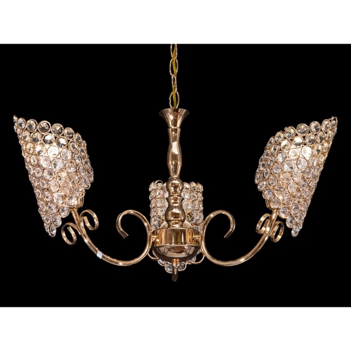 Люстра "Лауретта" 3 лампы E27  60Вт золото