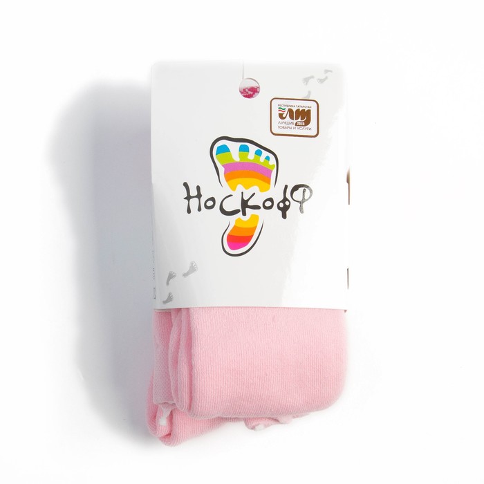 Колготки детские плюшевые ПФС70-2795, цвет светло-розовый, рост 110-116 см